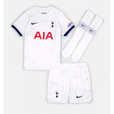 Otroški Nogometni dresi Tottenham Hotspur Domači 2023-24 Kratek Rokav (+ Kratke hlače)